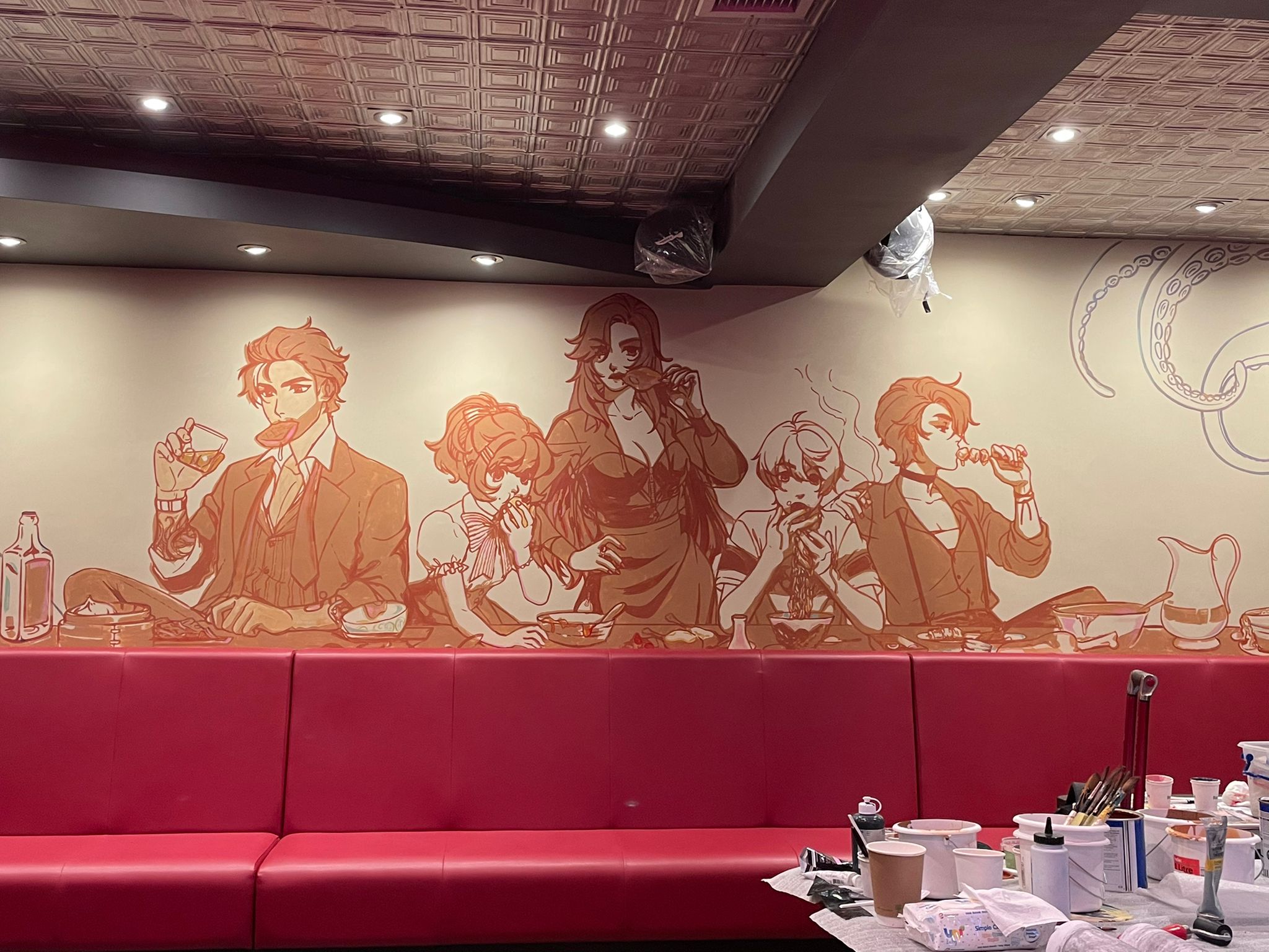 Manga mural by NGS london signwriting 001