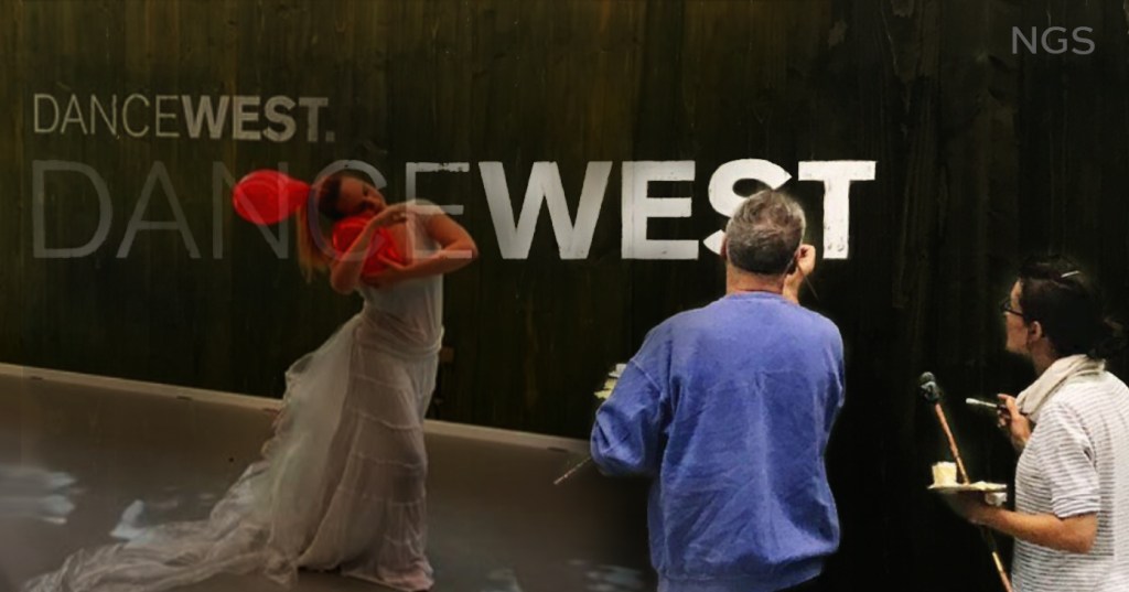 Dancewest Centred NGS signwriters London